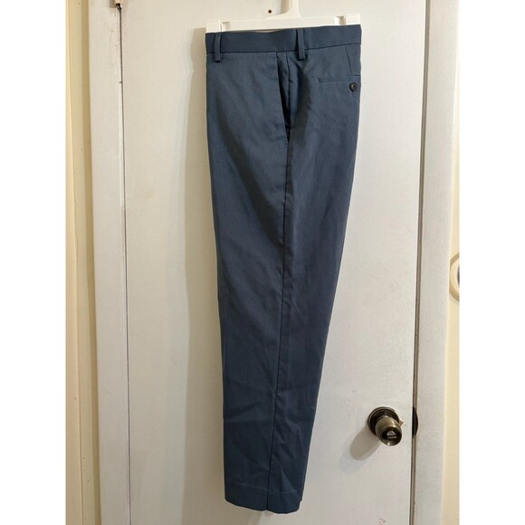 Men's Perry Ellis Portfolio Slim Fit Pants 34 x 26.5 Inseam Blue - Picture 2 of 7